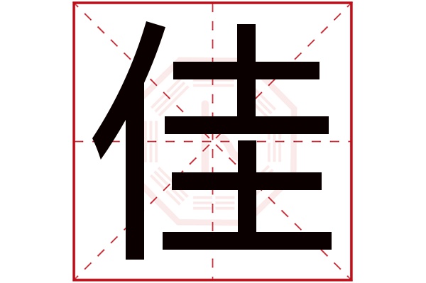 佳字读音是jiā,起名笔画数是8划,五行属木.佳字的含义是美好.