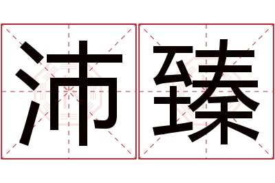 沛臻名字寓意