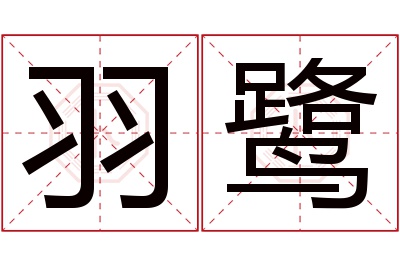 羽鹭名字寓意