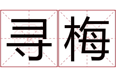 寻梅名字寓意