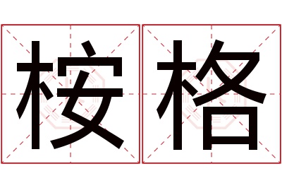 桉格名字寓意