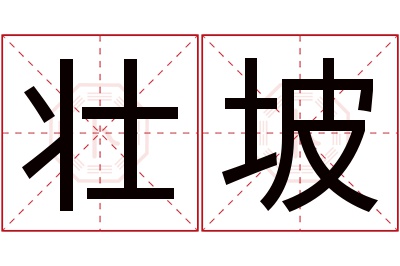壮坡名字寓意 壮坡名字寓意