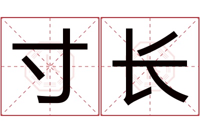 寸长名字寓意