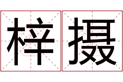 梓摄名字寓意