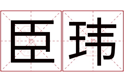 臣玮名字寓意