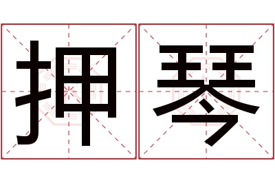 押琴名字寓意