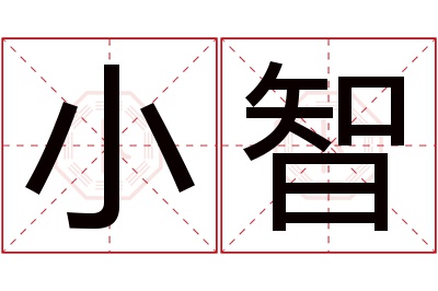 小智名字寓意