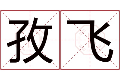 孜飞名字寓意