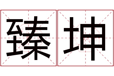 臻坤名字寓意