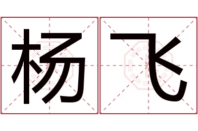 杨飞名字寓意