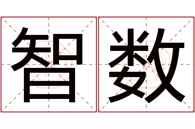 智数名字寓意