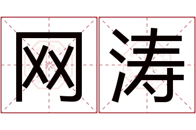 网涛名字寓意