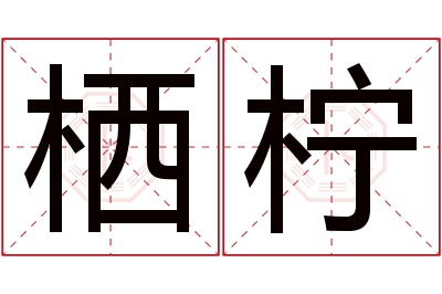 栖柠名字寓意