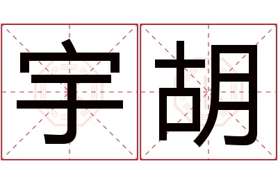 宇胡名字寓意