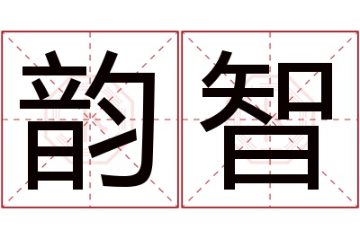 韵智名字寓意