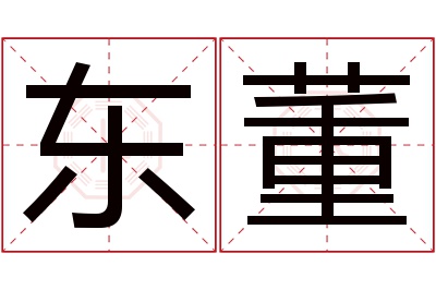 东董名字寓意