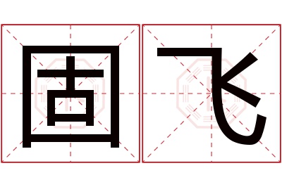 固飞名字寓意