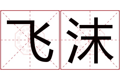 飞沫名字寓意