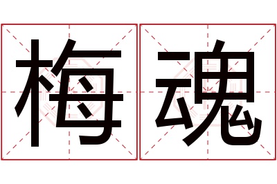 梅魂名字寓意