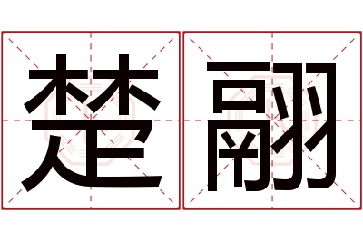 楚翮名字寓意 楚翮名字寓意