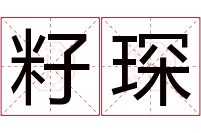 籽琛名字寓意