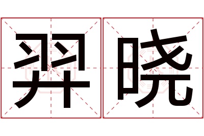 羿晓名字寓意