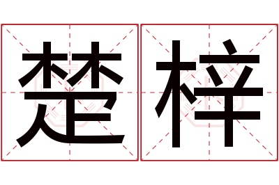 楚梓名字寓意