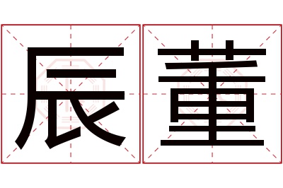 辰董名字寓意 辰董名字寓意