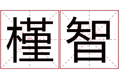 槿智名字寓意