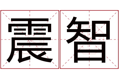 震智名字寓意