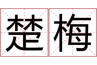 楚梅名字寓意