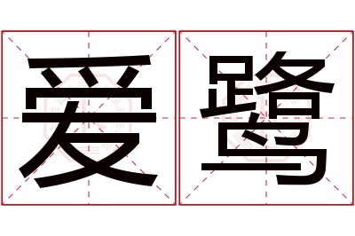 爱鹭名字寓意