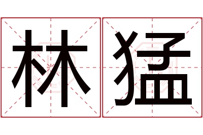 林猛名字寓意