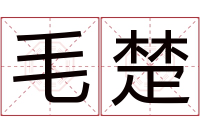毛楚名字寓意 毛楚名字寓意