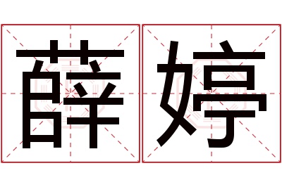 薛婷名字寓意 薛婷名字寓意