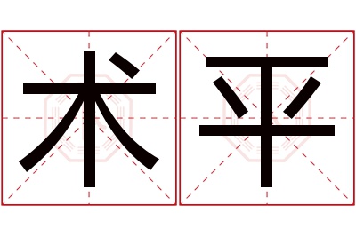 术平名字寓意