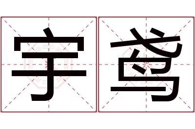 宇鸢名字寓意