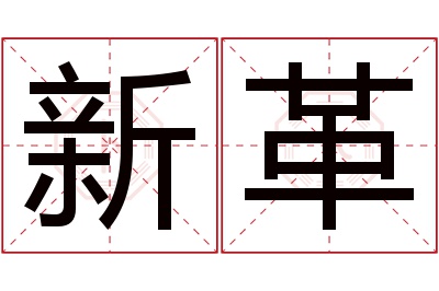 新革名字寓意