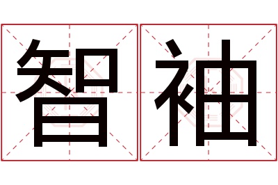 智袖名字寓意