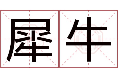 犀牛名字寓意