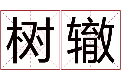 树辙名字寓意