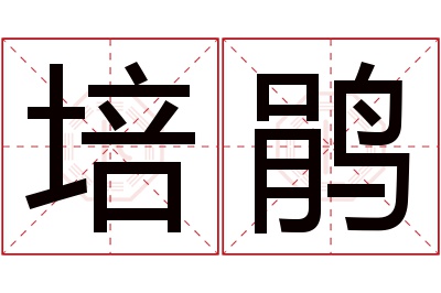 培鹃名字寓意