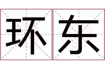 环东名字寓意