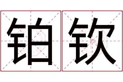 铂钦名字寓意