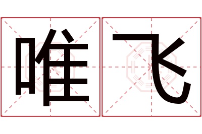 唯飞名字寓意