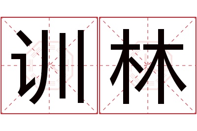 训林名字寓意