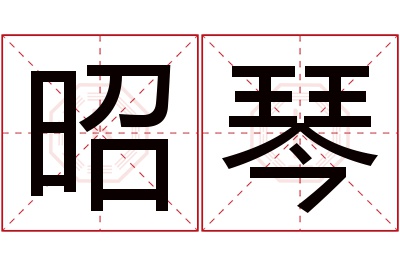 昭琴名字寓意