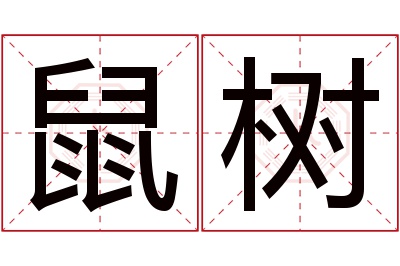 鼠树名字寓意