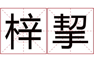 梓挈名字寓意