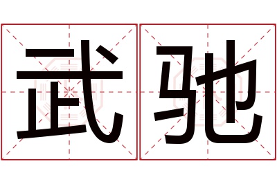 武驰名字寓意 武驰名字寓意